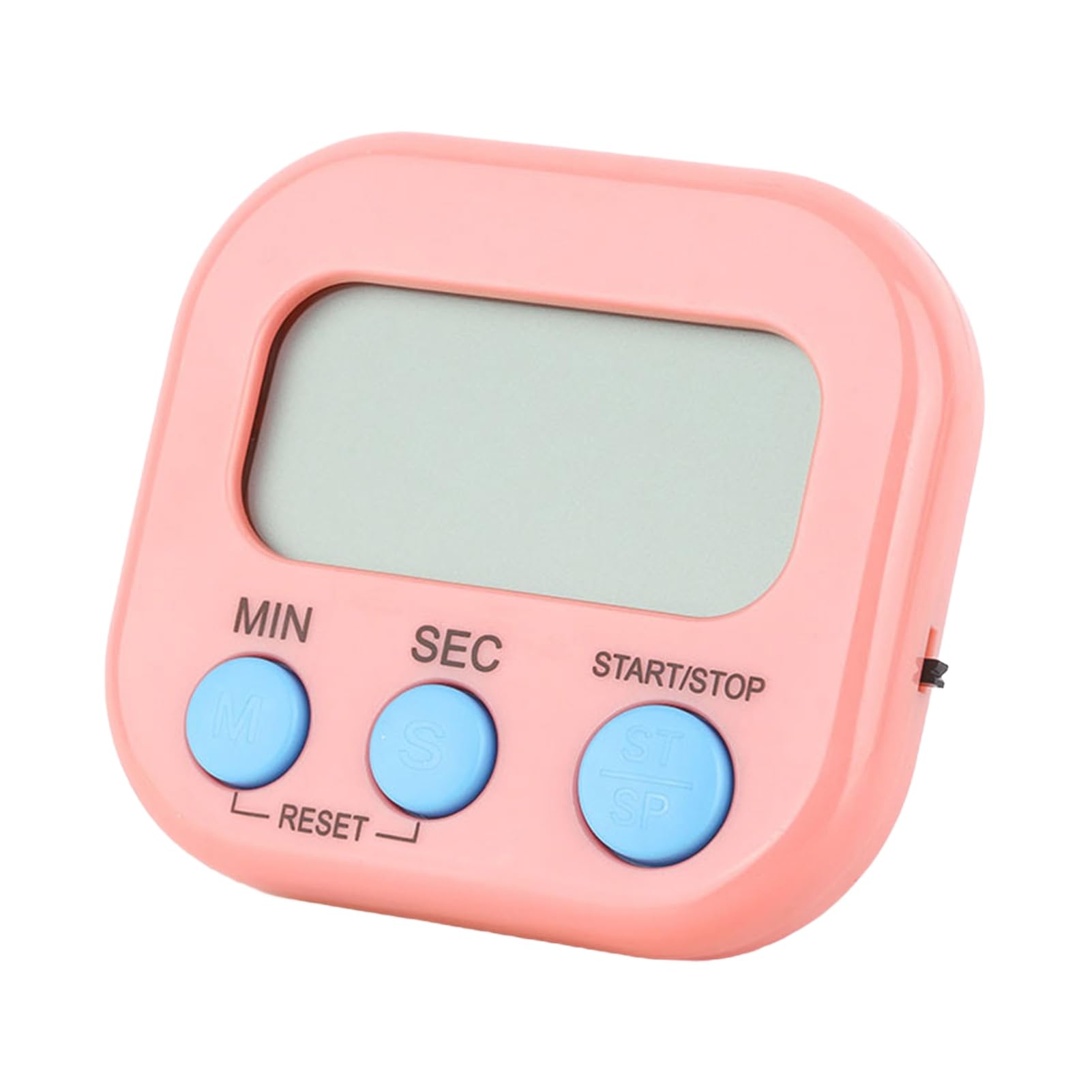 Qinlenyan Magnetic Digital Timer,Classroom Timer for Teachers & Kids, Kitchen Timer for Cooking,Timer with Stand & Hook,Durable Easy-to-Read Digital Timer Pink