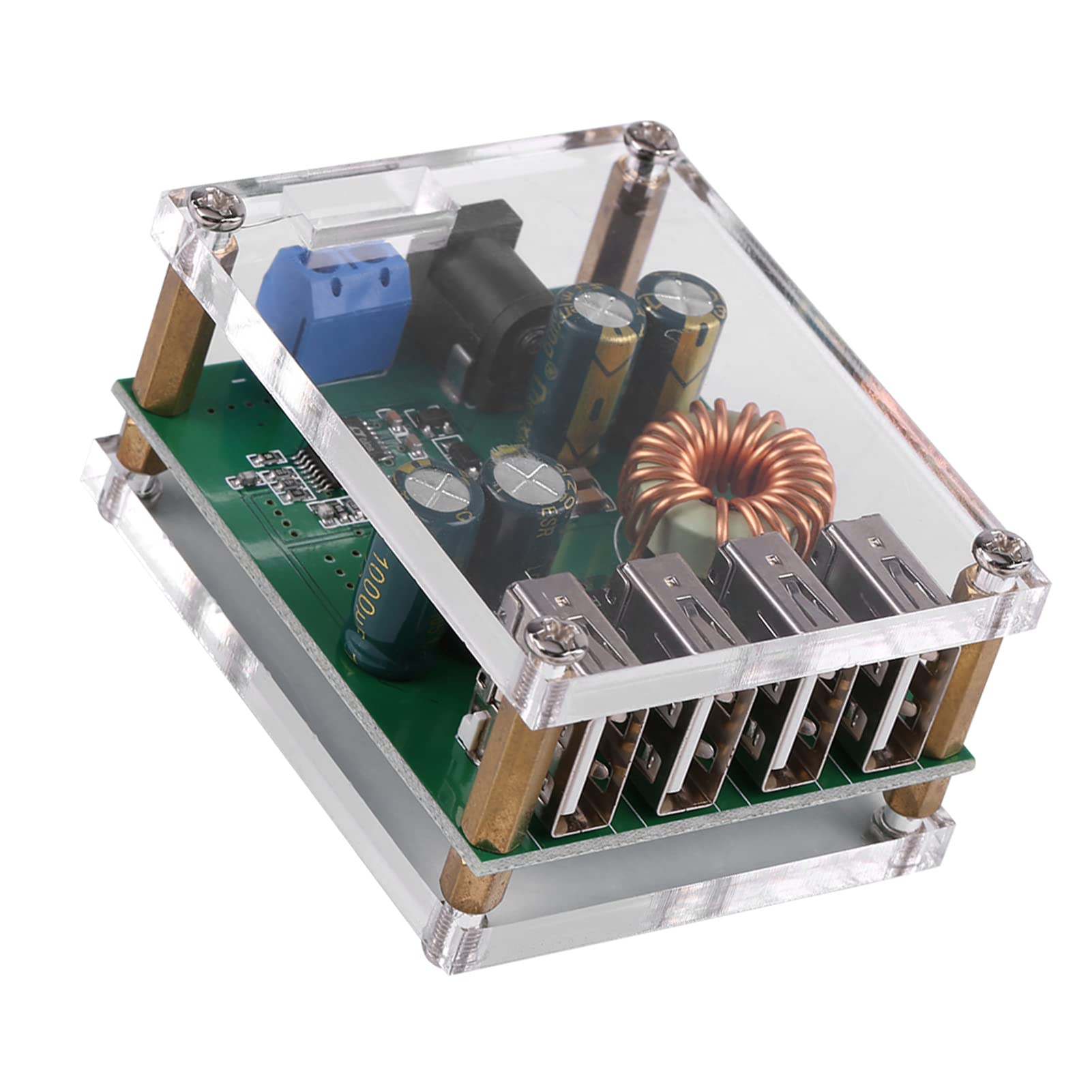 Convertisseur De Tension DC 7-60 V Vers 5 V 5 A Avec 4 Ports USB