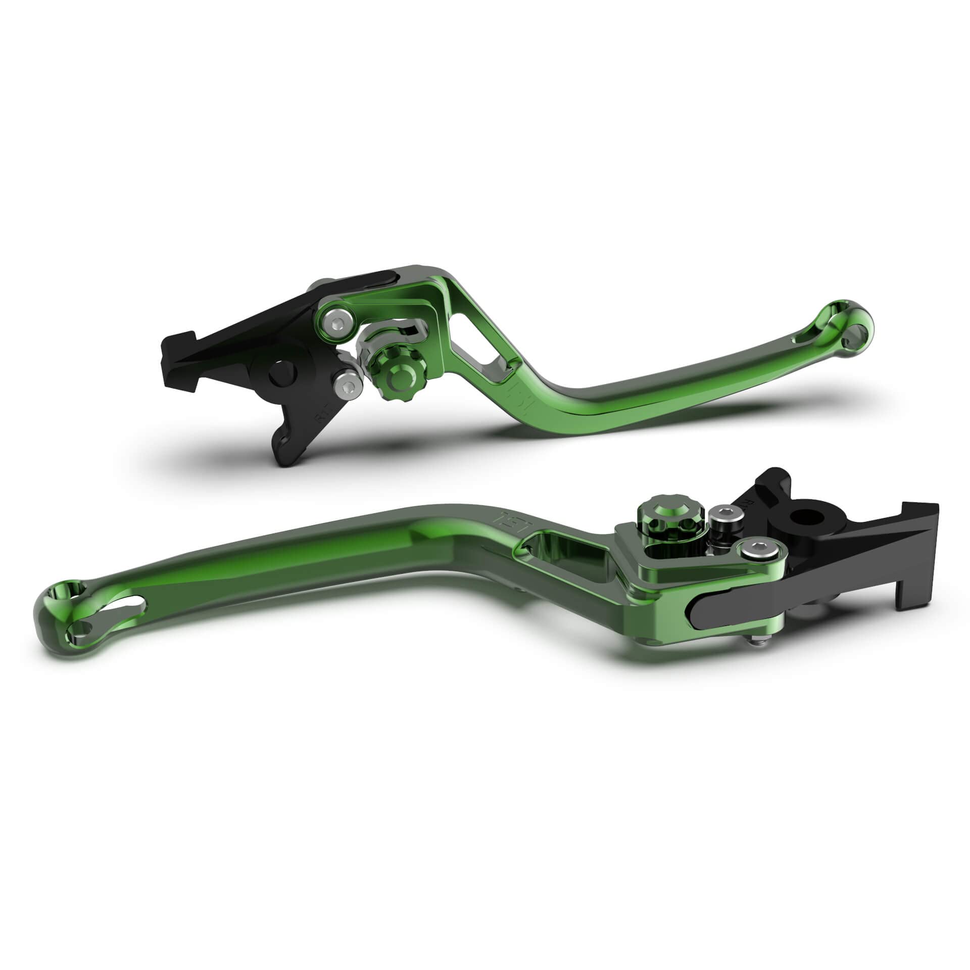 Levier d'embrayage LSL BOW L77R vert pour moto de course
