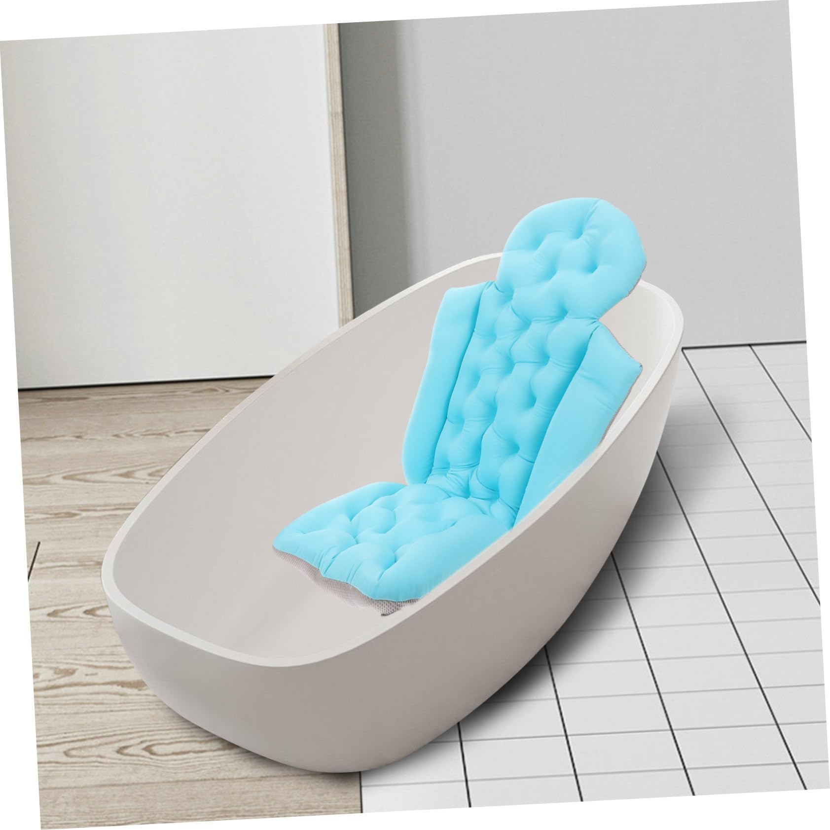 Alfombra De Baño para Bañera Almohada Antideslizante para Adultos Cojín De Bañera para Relajación para Diario El Baño
