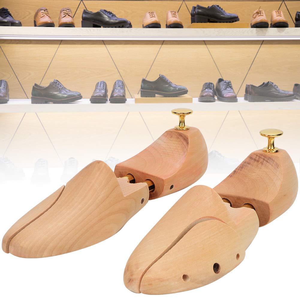 Tendiscarpe in legno Supporto modellante Barella per scarpe regolabile per uomo Donna Cura delle scarpe unisex Protezione per la manutenzione Set di 2 pezzi 35 46 Opzioni di