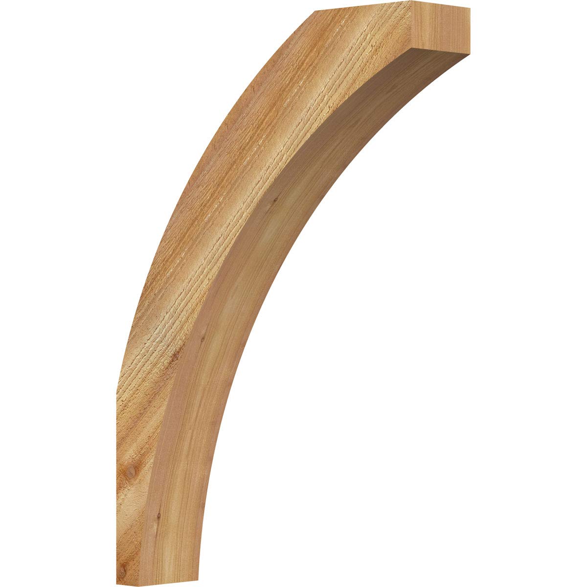 Ekena Millwork BRC04X18X26THR00RWR 4"W x 18"D x 26"H Thorton Rough Sawn Knee Brace, Western Red Cedar
