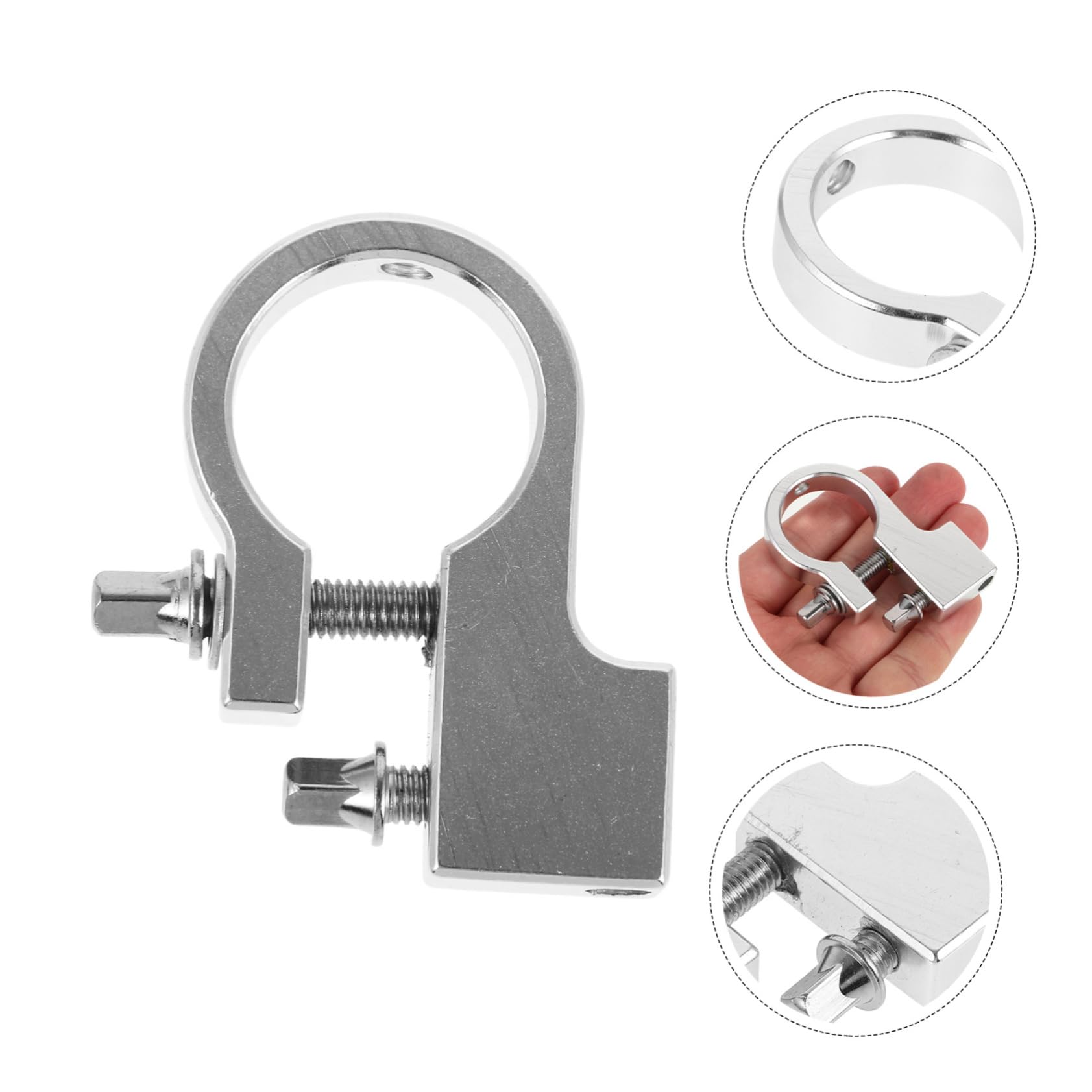 Levemolo Zinc Alloy Drumstick Holder Clip for Drum Instrument Accessories Snare Drums Jazz Drums