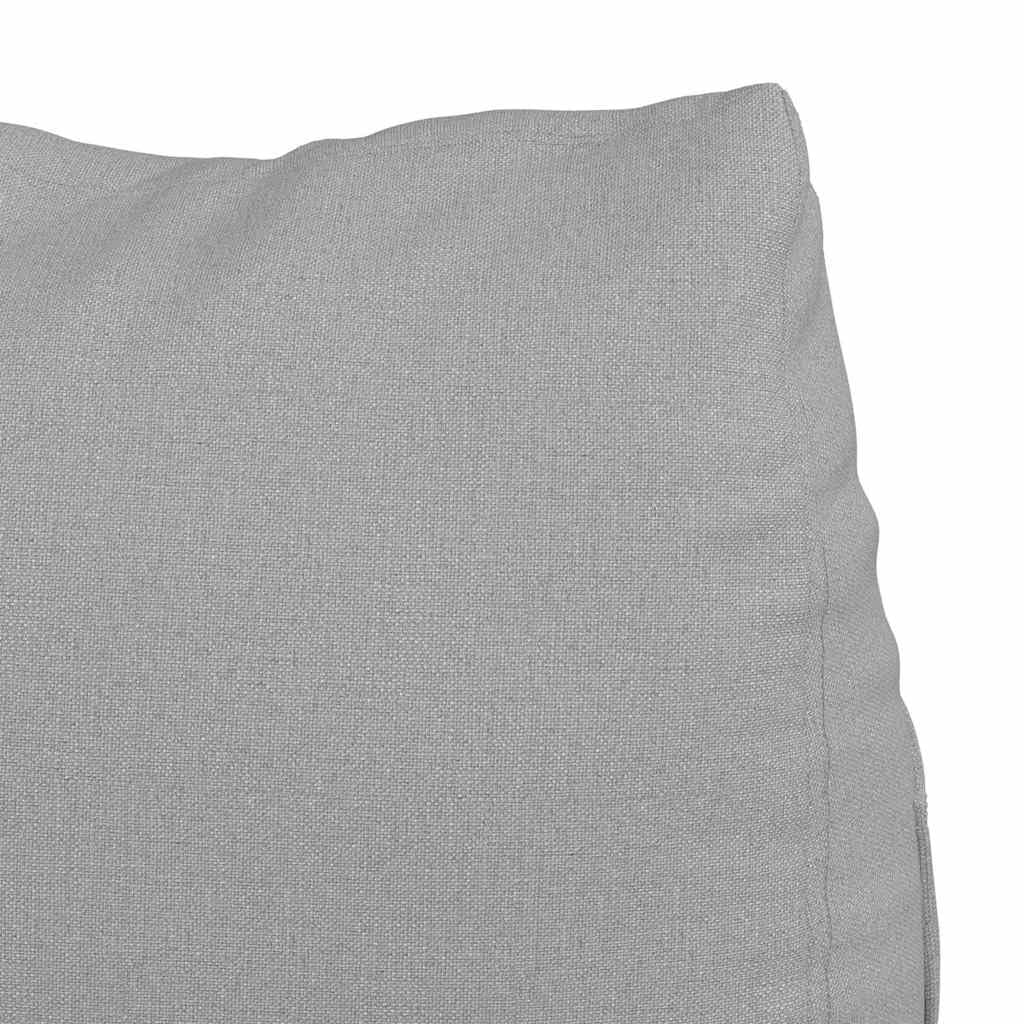Poduszka na plecy Chmura szara 60 x 20 x 50 cm miękka tkanina