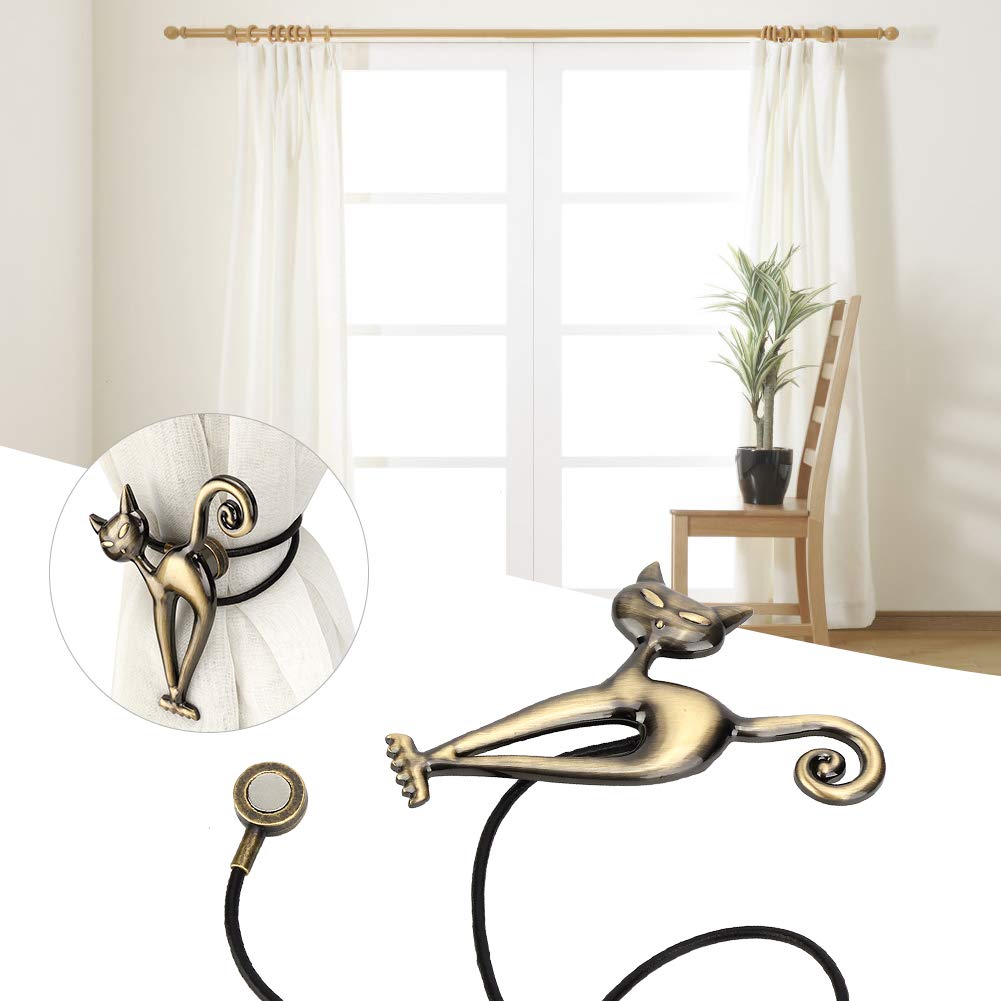 Fermatenda magnetici per tende da 2 pezzi Fermatenda magnetici per tende Bella fibbia per tende modello gatto Clip per tende Accessori per tende per l | Leroy Merlin