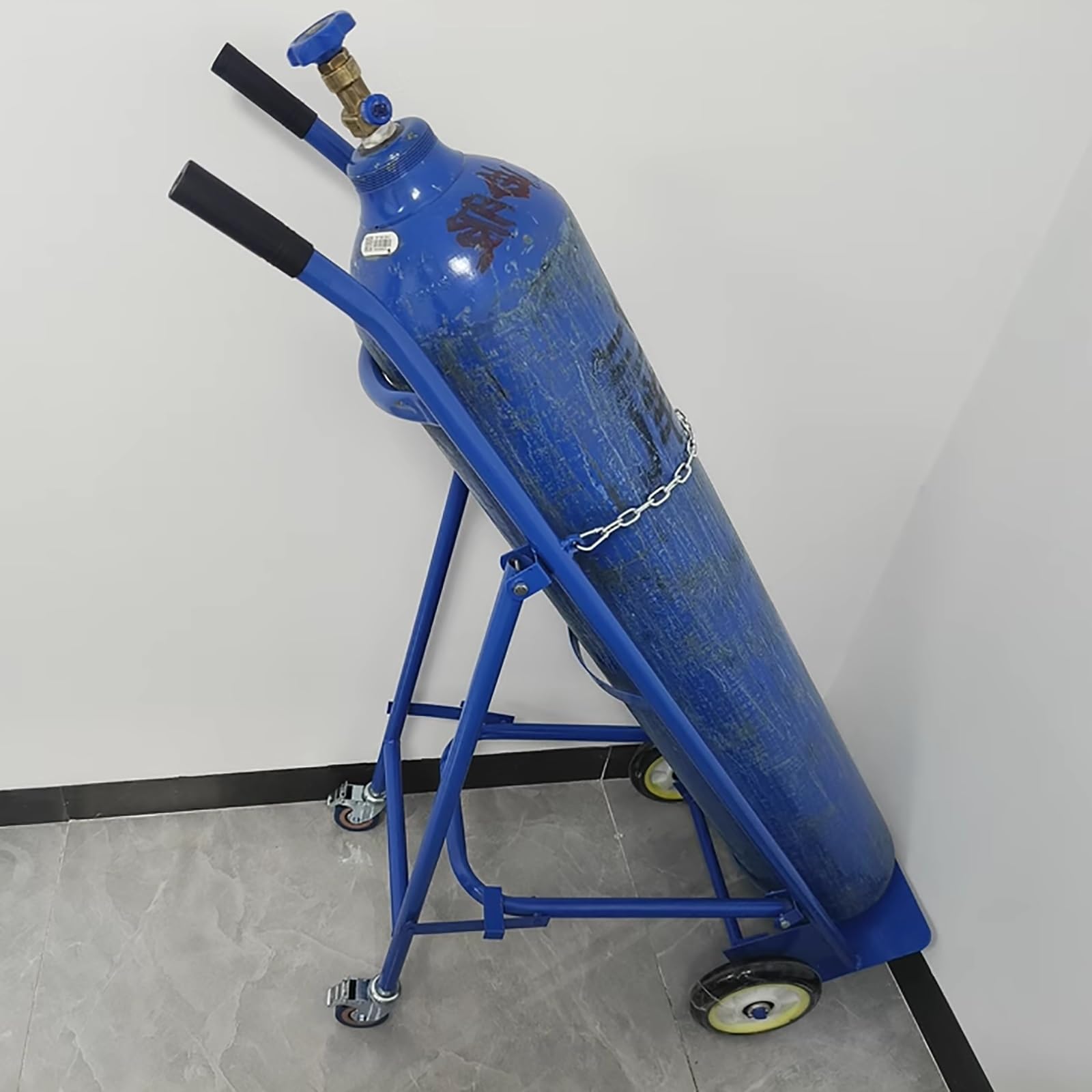 Carrello del concentratore di Ossigeno Portatile/Portatile della bombola di Ossigeno, Supporto della bombola di Ossigeno, Carrello Resistente della bombola, capacità di carico 200kg/440lb