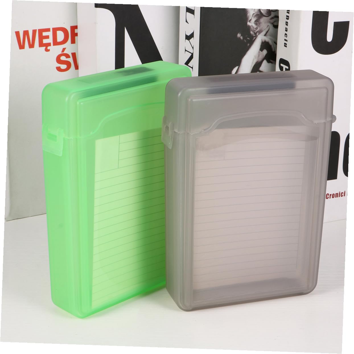 SHINEOFI 5stücke Schutzhüllen für Festplatten aus Kunststoff Festplattenschutz Organizer für Digitales Zubehör Aufbewahrungsbox Zufällige Farbe