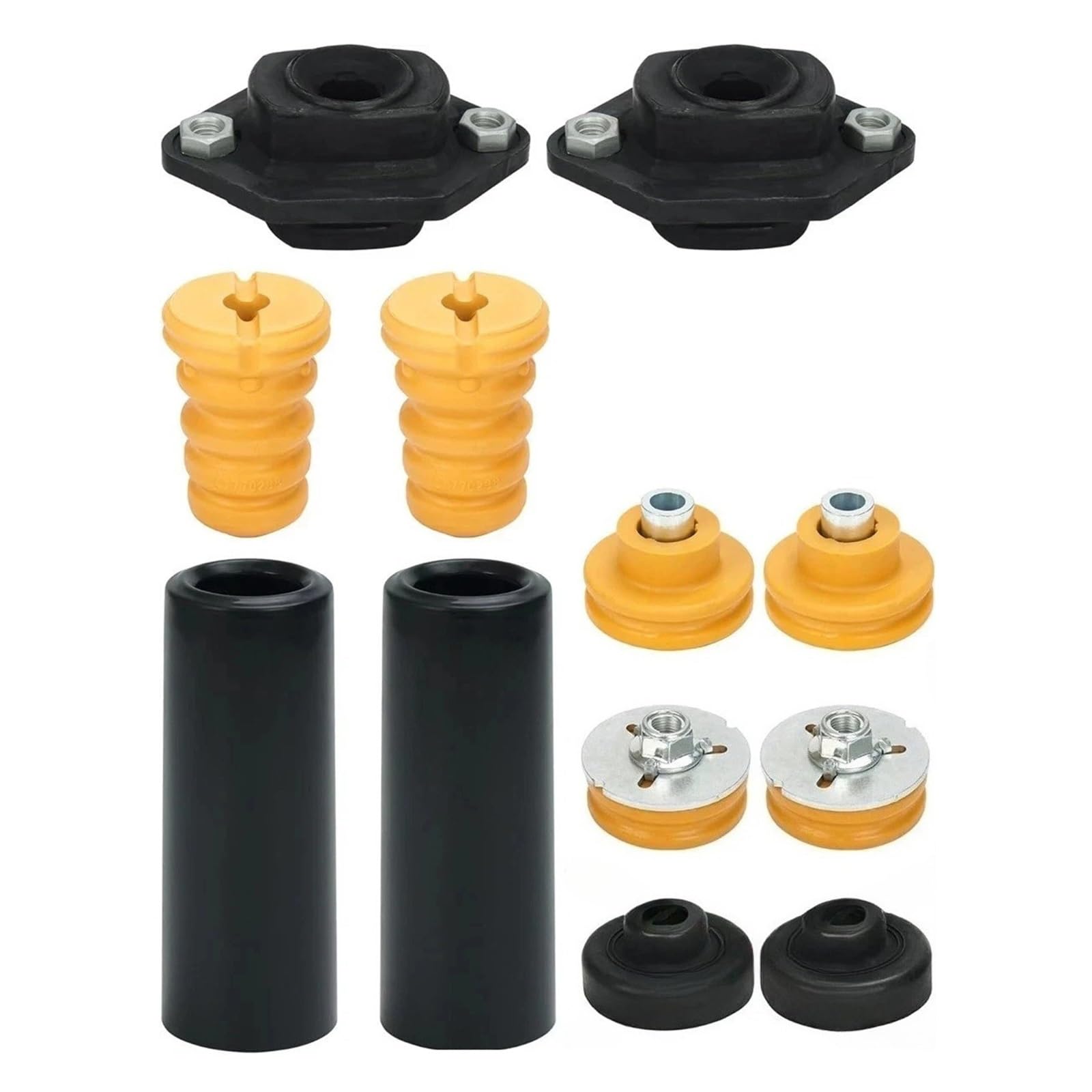 gumowe amortyzatory samochodowe Pasuje do Bmw E81 E84 E87 X1 16d 18i 116 118 120 123 130 amortyzator gumowy zderzak 33536767335(12 Pcs)