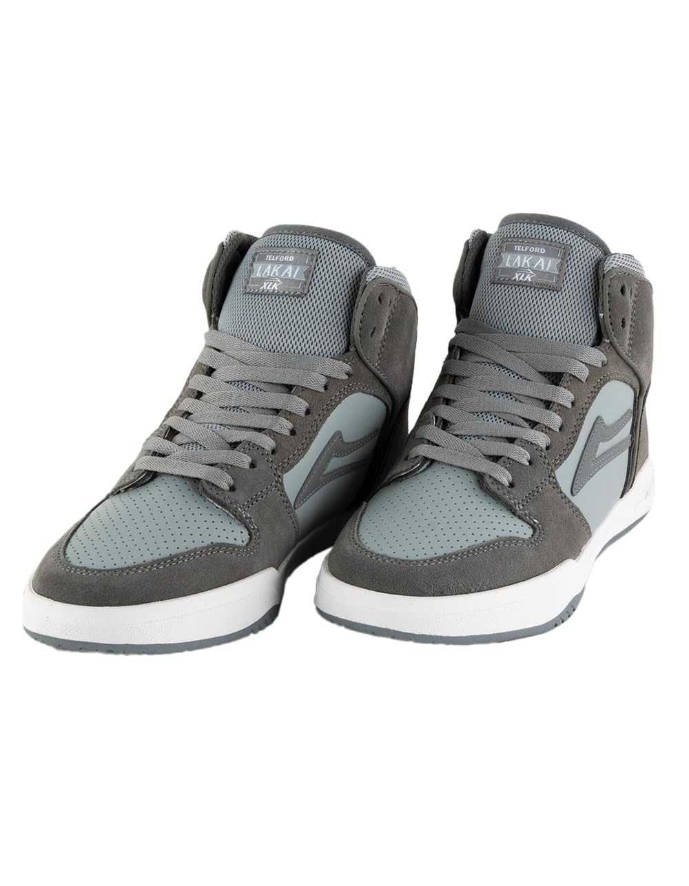 Amazon.co.jp: Lakai メンズ Telford スケートシューズ, グレー/ライト 