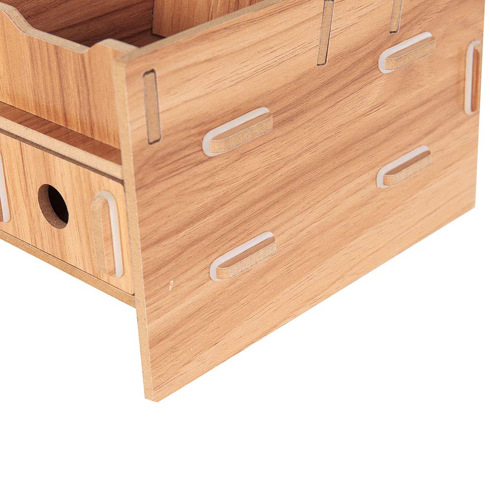 Forniture per ufficio, Supporto per laptop per scrivania Supporto per monitor in legno Mobile per TV in legno Supporto per PC Supporto per laptop in legno Scaffale per scrivania