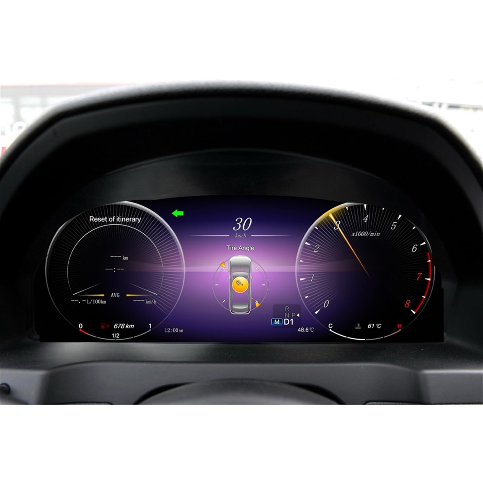 Cyfrowy miernik Do E-coupe W207 C207 NTG4.0 Wyświetlacz Head Up | 2010-2014 Panel LCD Prędkościomierz Deska Rozdzielcza Licznik Kilometrów 12.3 ''cyfrowy