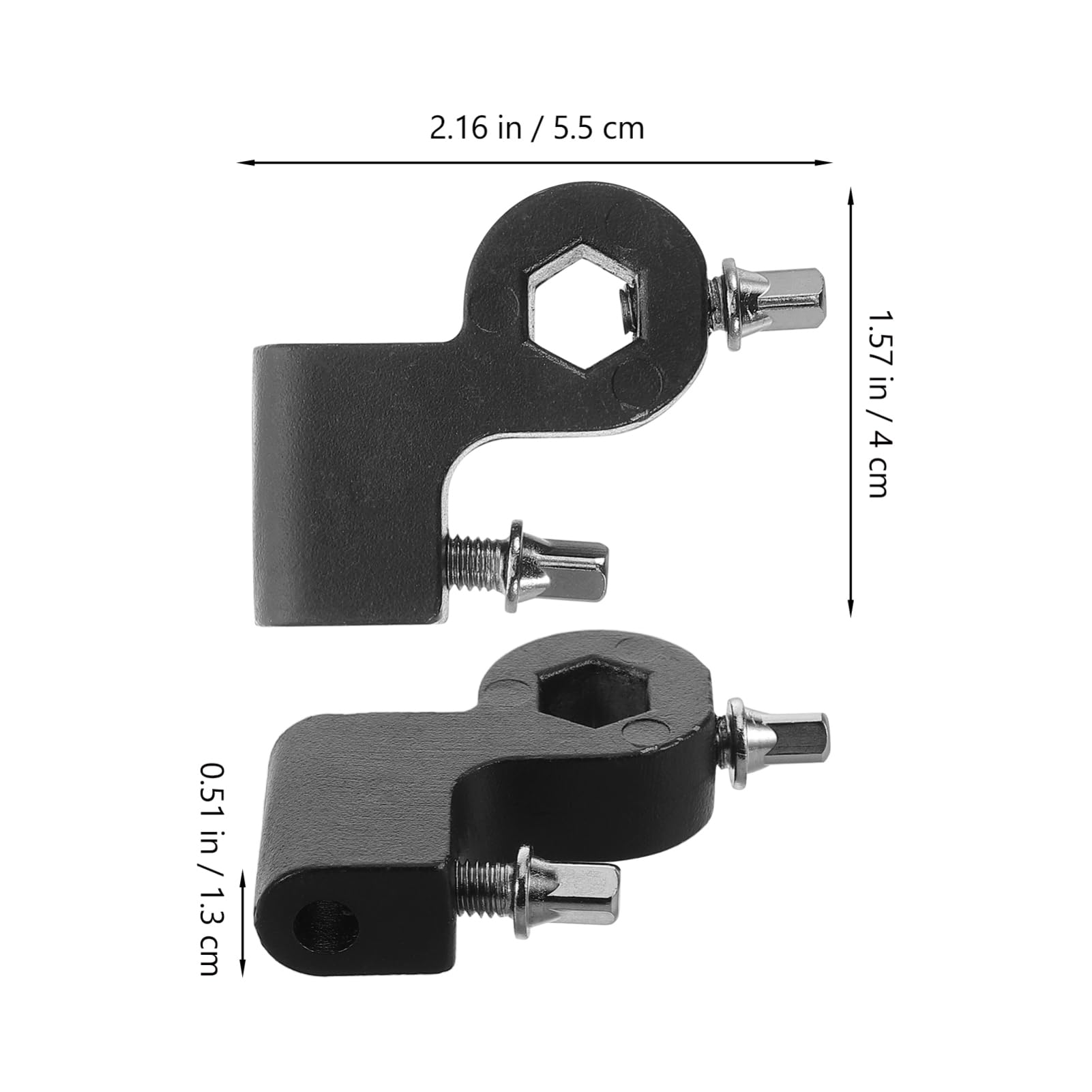 VANZACK Black Drum Stick Holder Case Drumstick Clip for Bass Drum Beater Hanging Frame