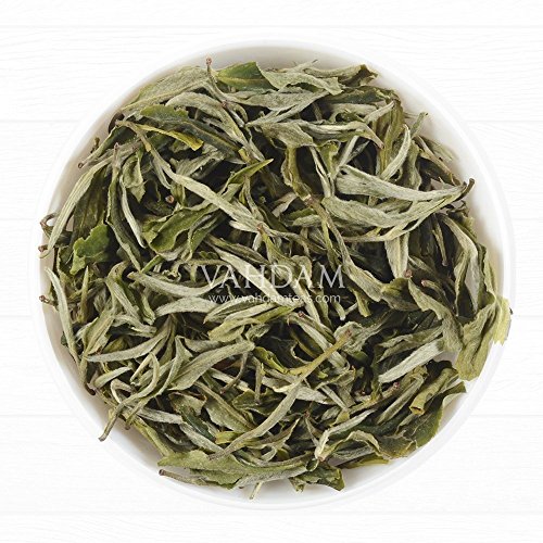 Image of VAHDAM, Exotic White Tea Leaves From The Blue Mountains (25 Cups /1.76oz) 100% Pure White Tea Loose Leaf - Mellow & Delicious | Pure Unblended Loose Leaf Tea | Vacuum Sealed