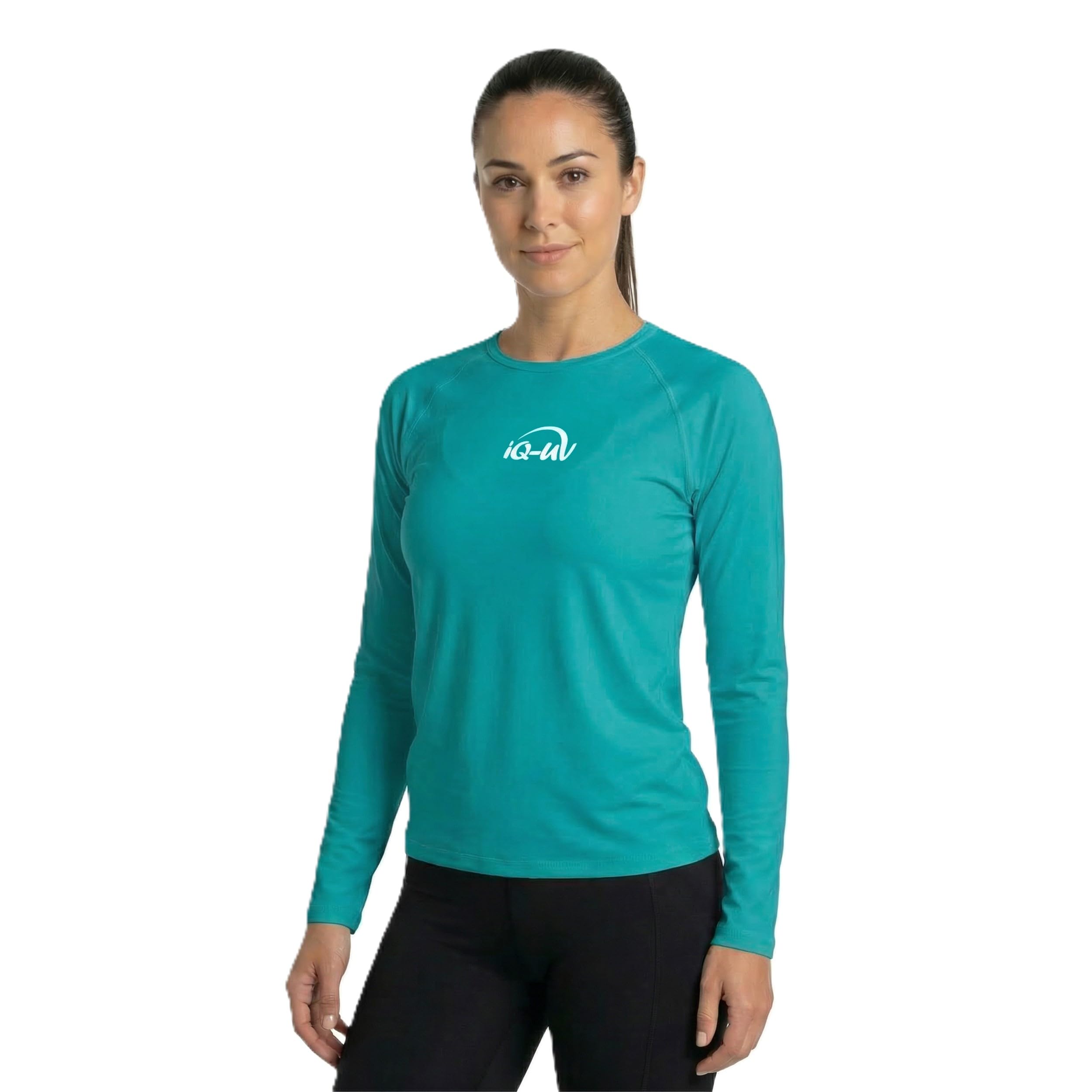 IQ-Company Maglietta da Donna con Protezione UV Vestiti 300 Loose Fit Long Sleeve