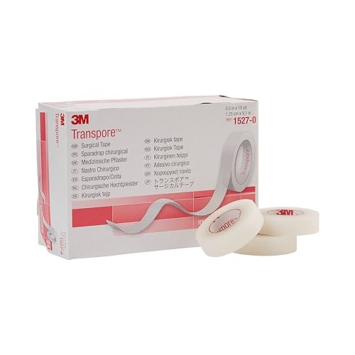 Miniatura 3 de Parte 3M-1527-0 3M Transe cinta médica y quirúrgica 12 pulgadas x 10 yardas 05in x 300ft transparente poroso plástico hipoalergénico resistente al