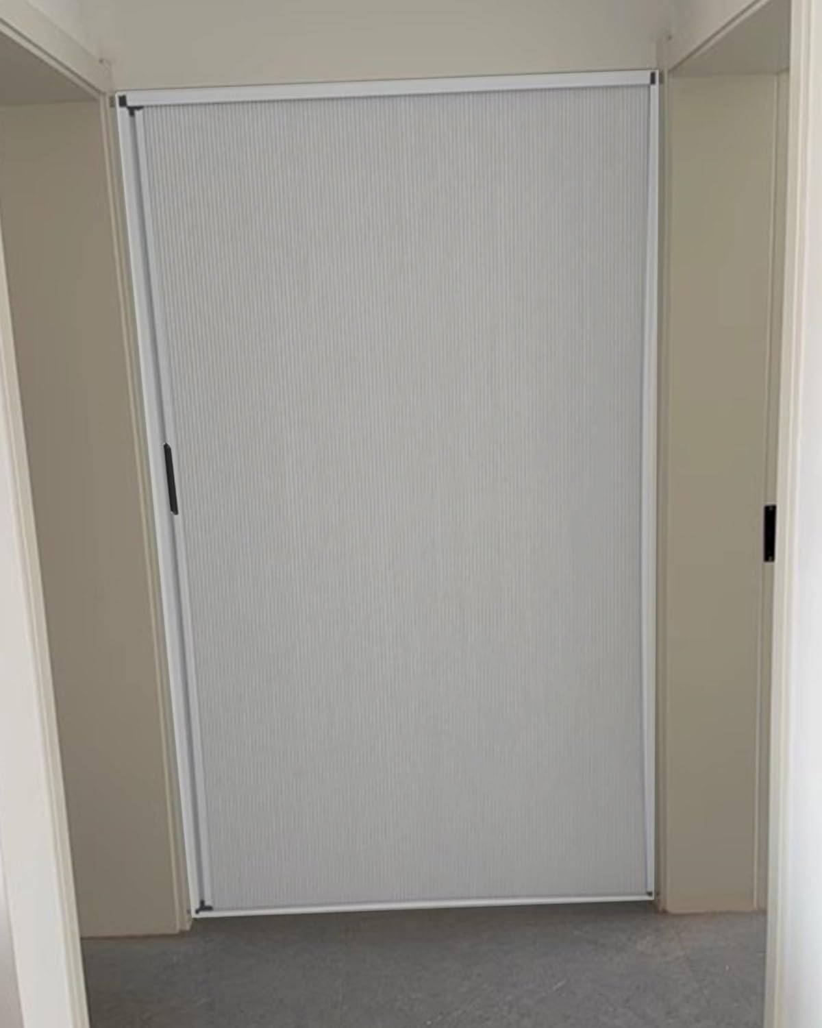 ZIMGOD Concertina Door No Drilling Fold Door Screen, Foldable Closet Door Sliding Gate, Kitchen Bathroom Cupboard Folding Door, Customizable Concertina Dividing Doors(68x195cm (26 3/4 x 76 3/4"))