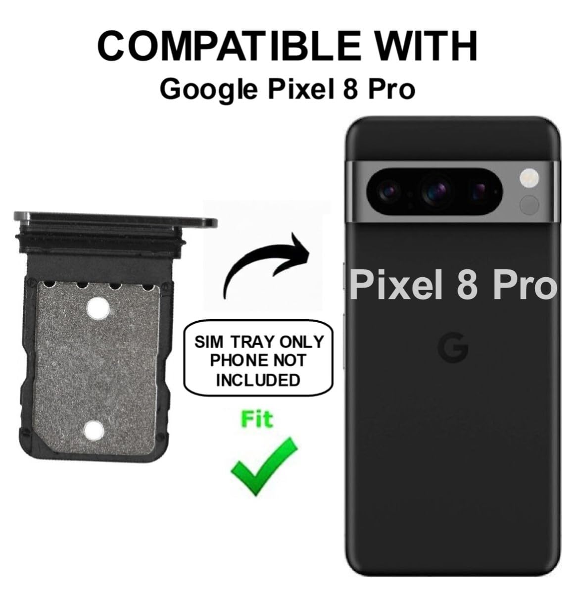 Amazon.com: PHONSUN Replacement Single SIM Card Tray Holder for