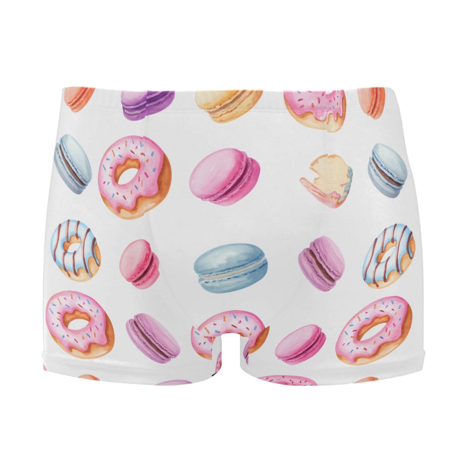 UMIRIKO Donuts Macarons Men Swim Brief Square Leg Swimsuit Swimwear Bathing Suits for Men M 202c1622