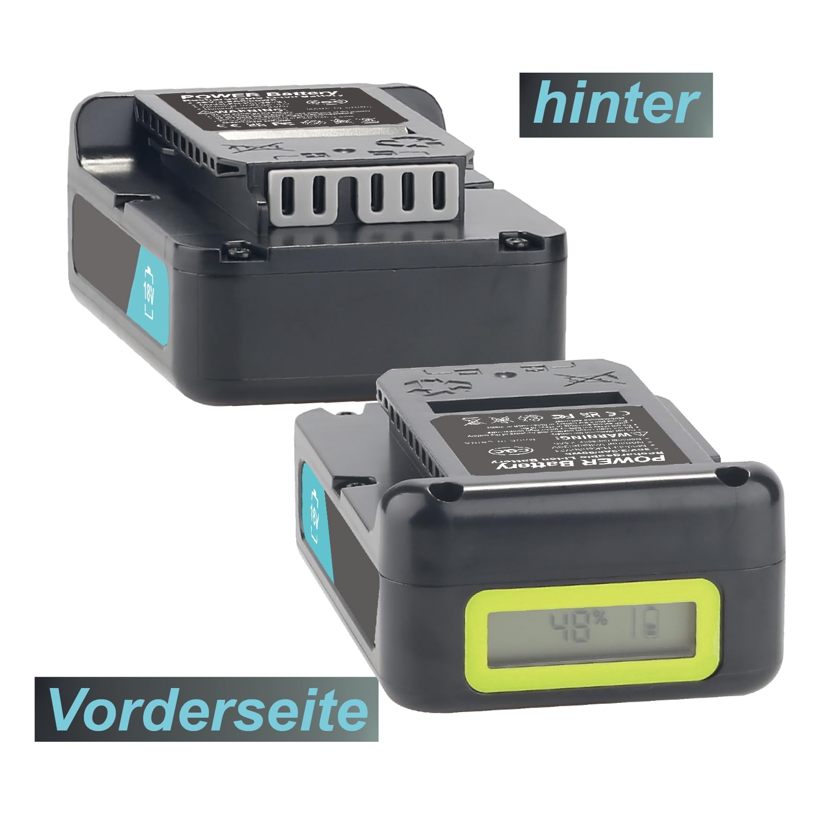 Ricambio per Kärcher Battery Power 18V 36V compatibile con gli apparecchi della piattaforma a batteria Kärcher(1pcs(18V 3,5Ah))