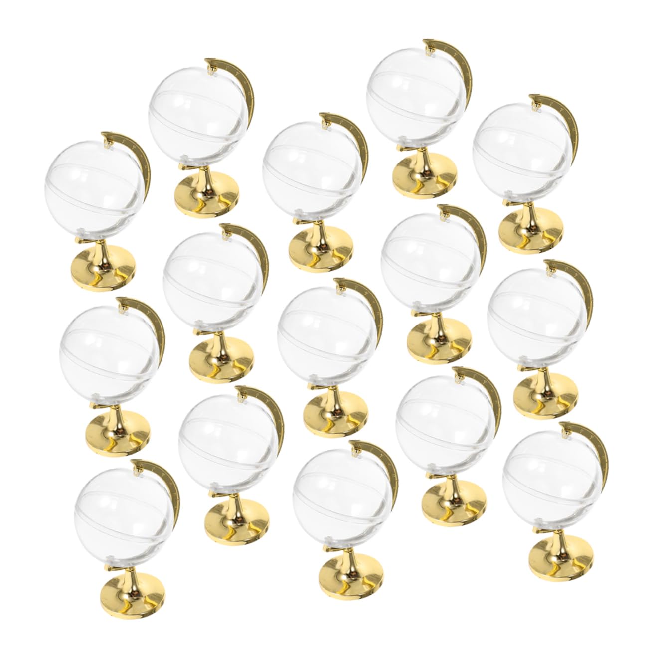 20pezzi Scatole Trasparenti Riempibili Forma Di Globo Scatole Per Dolci e Regali Per Matrimoni e Feste Di Compleanno Contenitori Per Bomboniere e Decorazioni Per Shower
