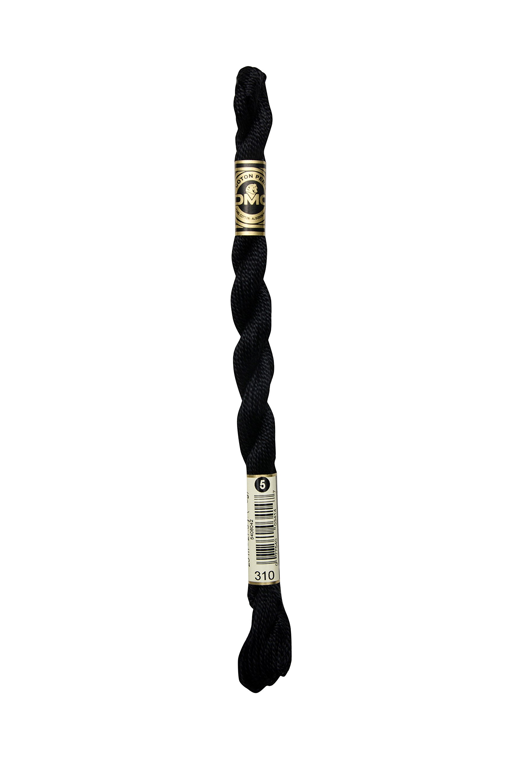 Dmc 310 Size 3 Cotton Perle Thread