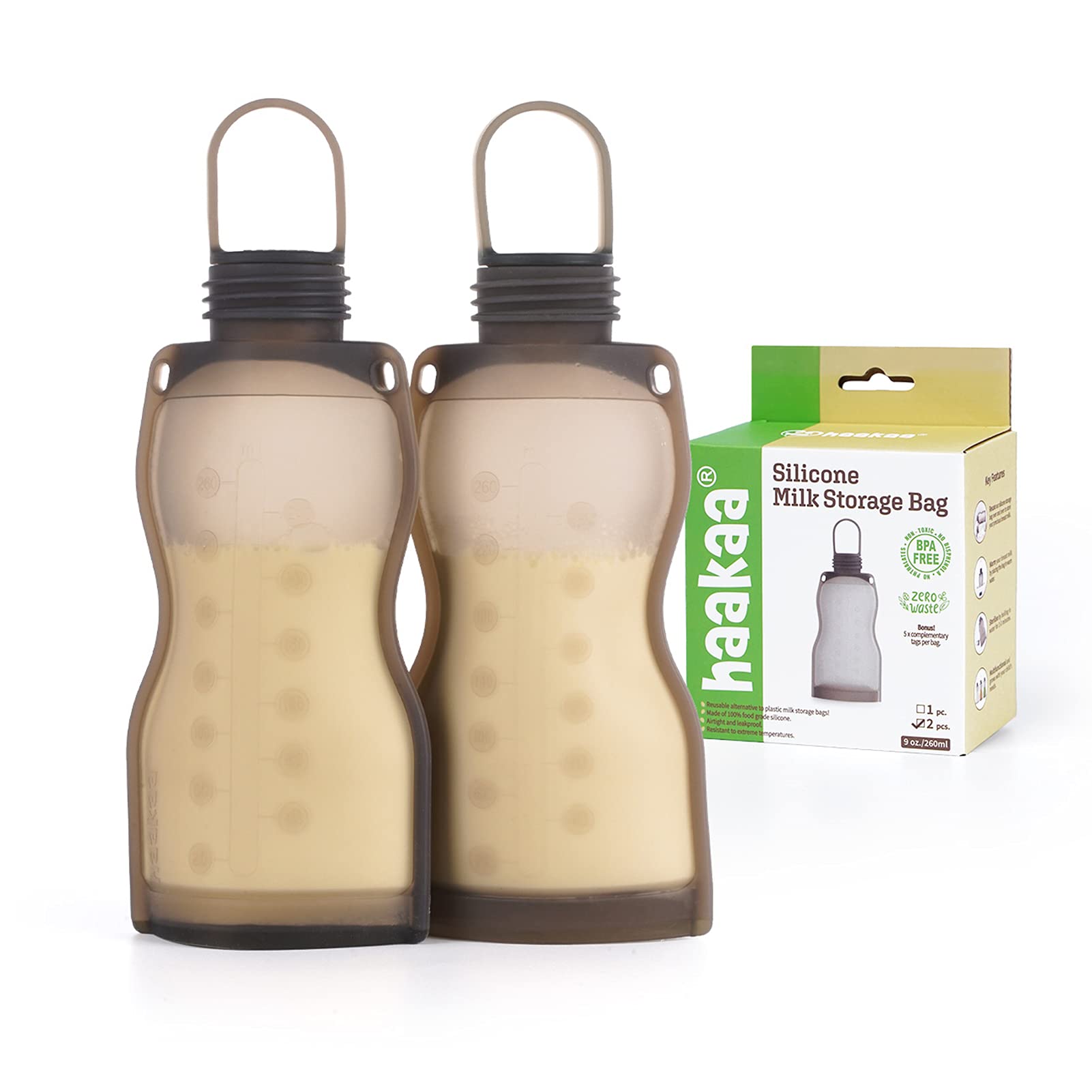 Buy haakaa Silicone Milk Storage Bags Milk Freezer Storage Pouch Bags