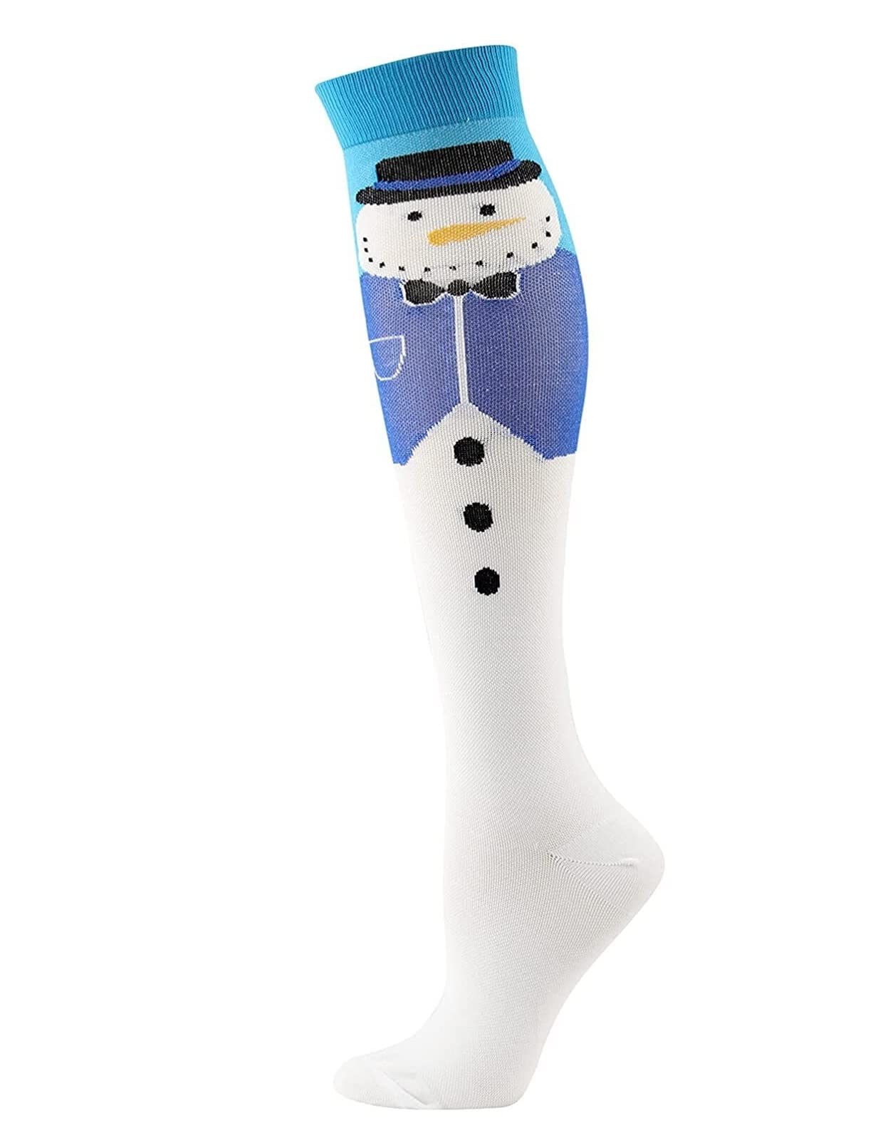 Calcetines Invierno Las Mujeres Tejen Los Calcetines Altos, Las Niñas Abrigan La Rodilla De Navidad Largas Sobre Las Damas Hasta El Muslo Calcetines Termicos