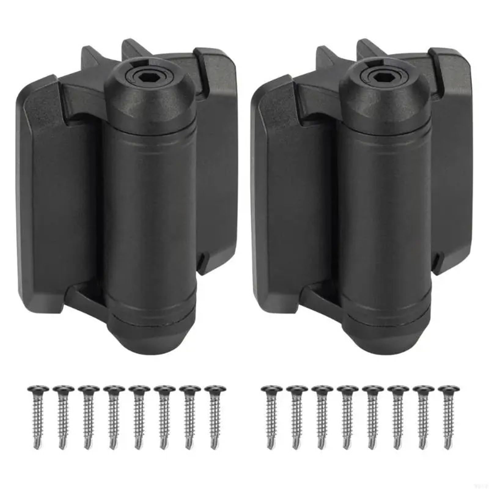 FQJYXWEWL Adjustable Tension Gate Hinges with Caps Narrow Spring 2Pcs