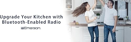 Miniatura 11 de Emerson Altavoz Bluetooth EKR-1000 bajo el gabinete con radio FM