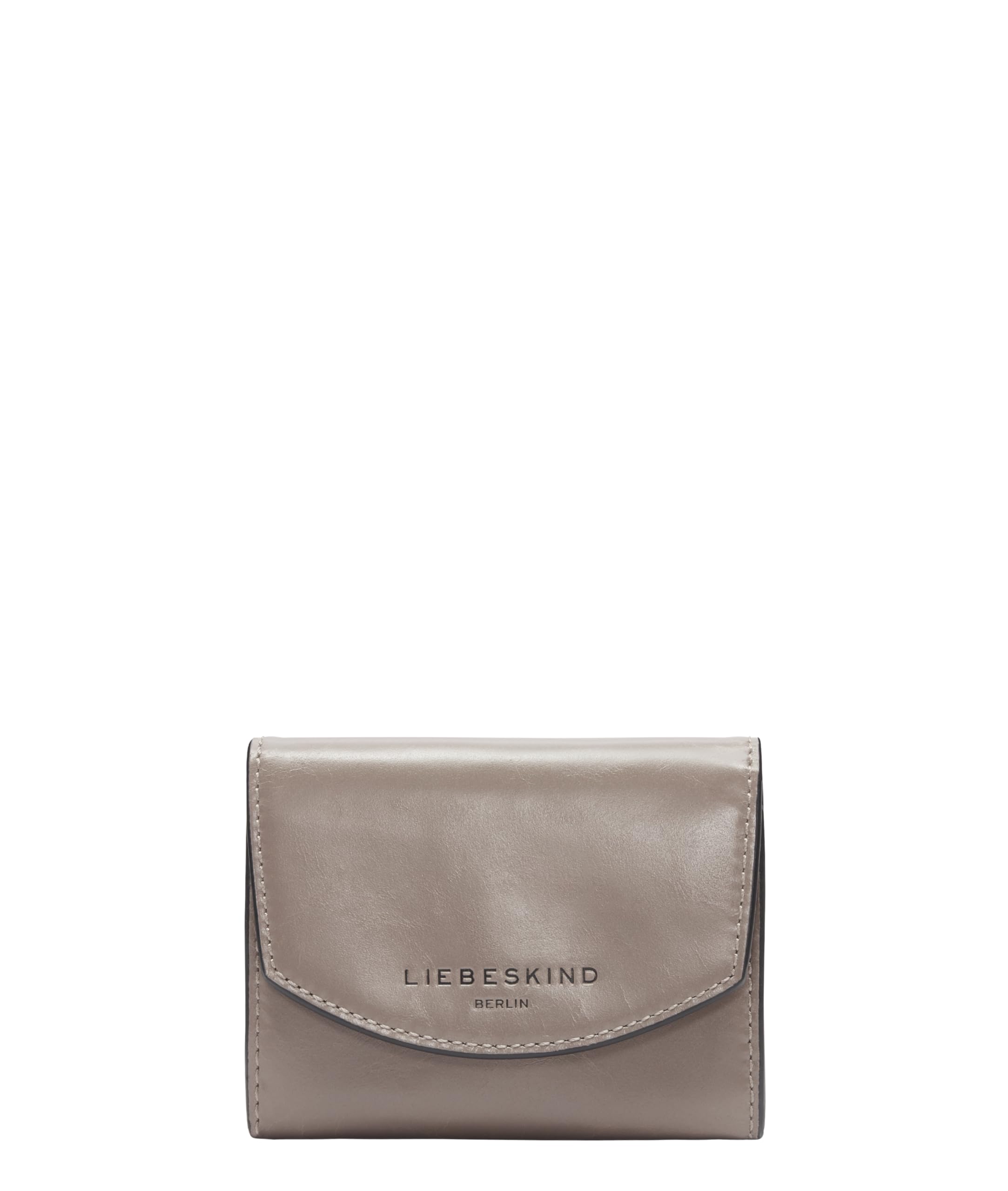 LIEBESKIND Berlin Purse Alessa 3 Paper Louisa Touch Crinkle Wood Taupe