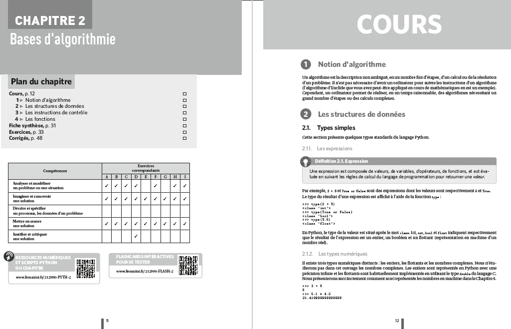Informatique. Tronc commun MPSI-PCSI-PTSI-MP/MP*-PC/PC*-PSI/PSI*-PT/PT* - Tout-en-un - Conforme à la nouvelle réforme: Cours - Synthèse - Méthodes détaillées - Exercices et sujets corrigés