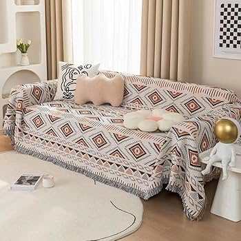 Amazon.com: Lqprom Boho Throw Blankets Knit Bed Blankets
