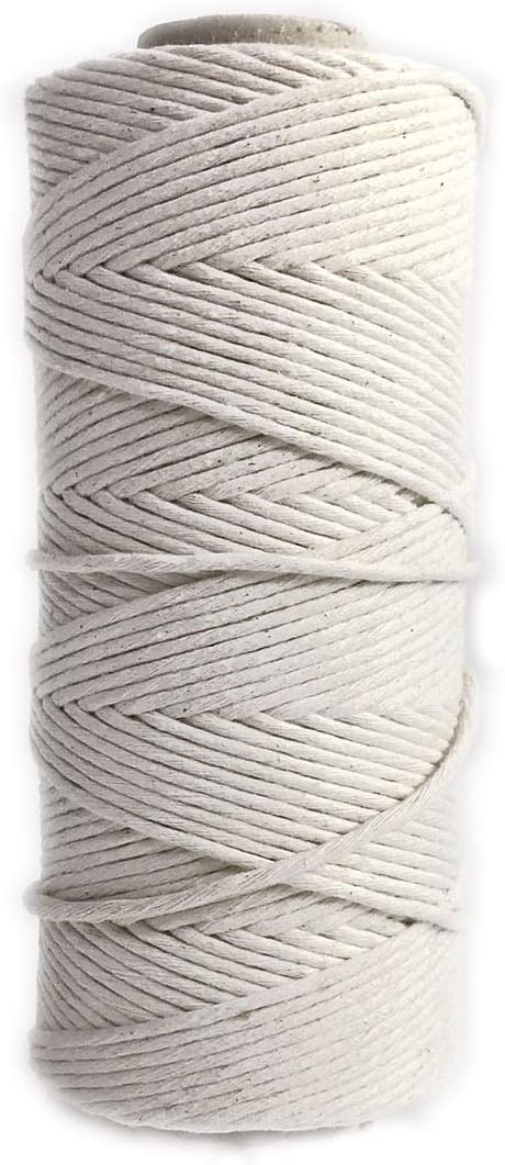 Niroma Studio Bulk Cotton Macrame Cord Craft String Rope - 5mm