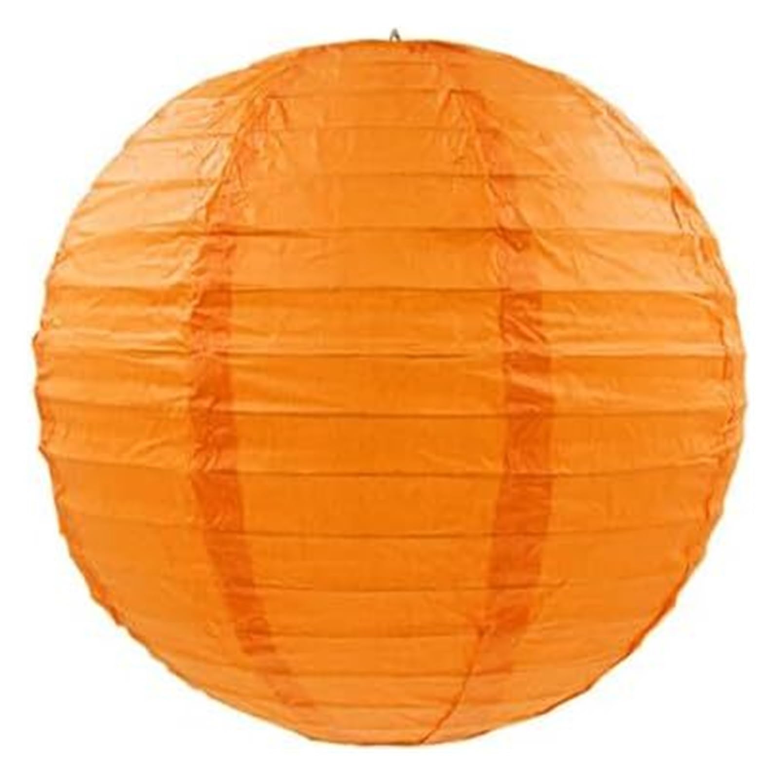 Round Paper Lanterns, Chinese Round Paper Lantern Multicolor 10-40cm Birthday Wedding Decor(Orange,35cm(14inch))