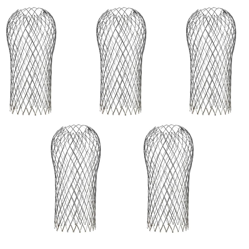 Puthernm Leaf Filter Strainer Aluminum Gutter Downspout Guards- 5PCS 3.5 Inch Adjustable Expandable, Heavy-Duty Gutter Protector