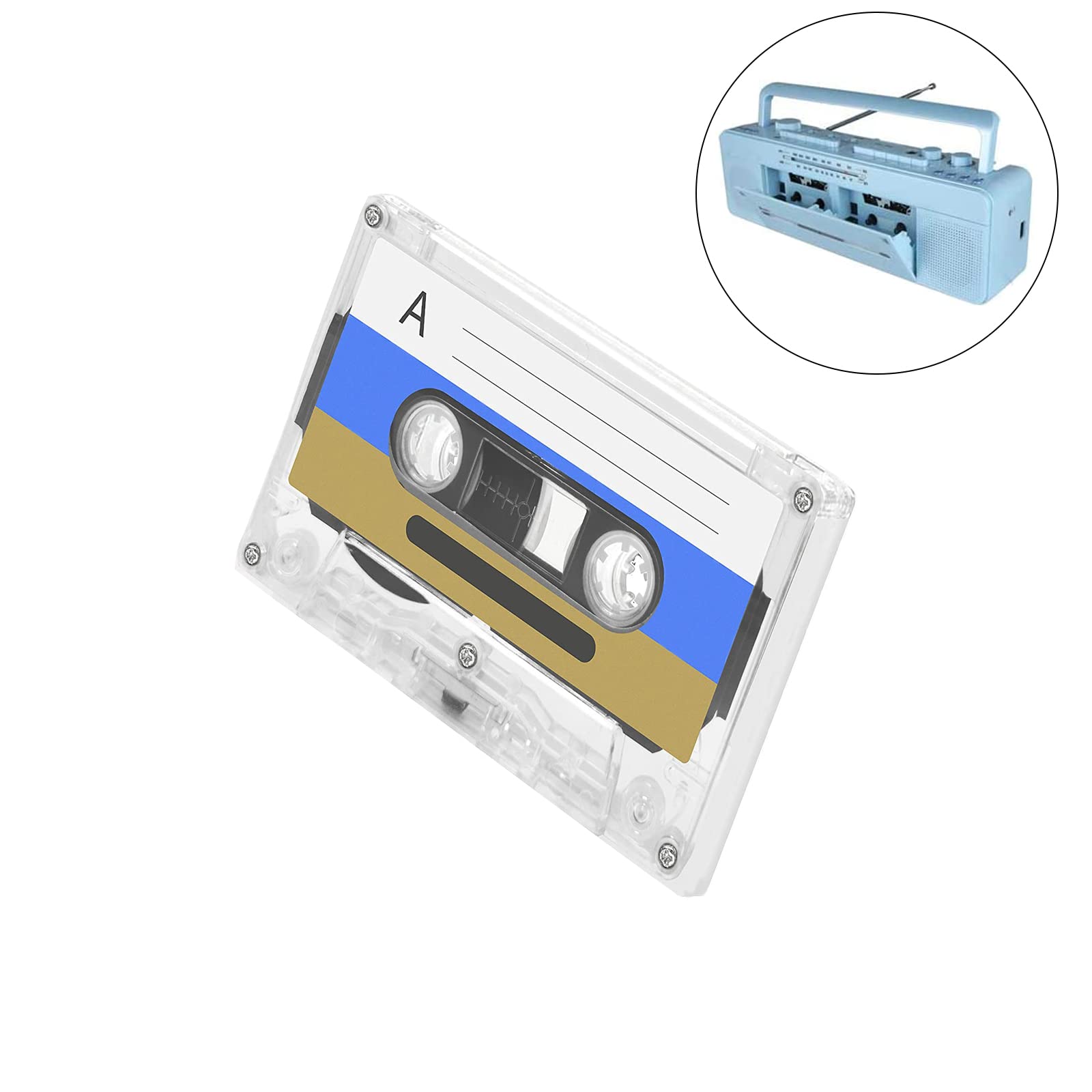 Cassettes audio vides 60 minutes haute performance lot de 4
