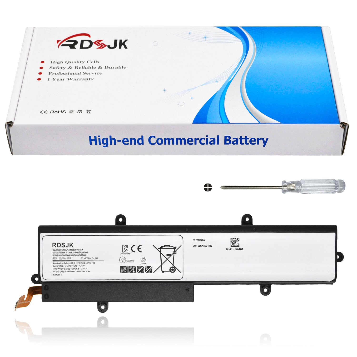 EB-BT670ABA EB-BT670ABE AA2HC15BS AA2GB07BS Laptop Battery for Samsung Galaxy View 18.4