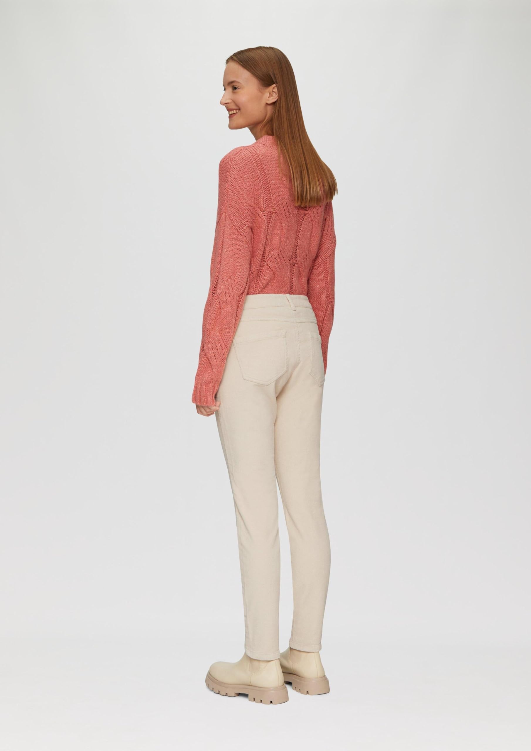 s.Oliver Schmal geschnittene Cordhose