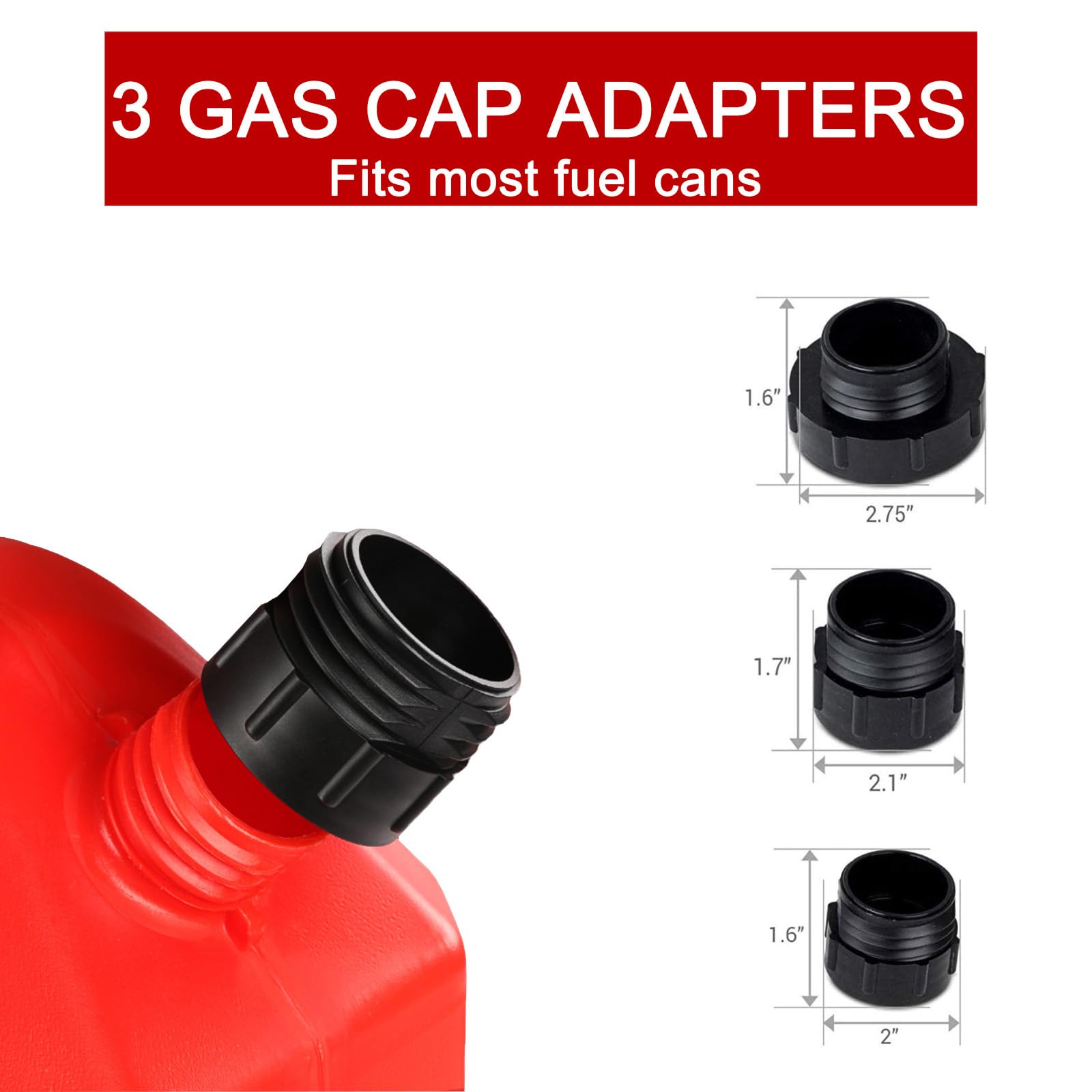 Automatic Fuel Transfer Pump, Gas Pump Battery Powered with Auto-Stop Sensor, with 2.4 GPM Flow Rate & Advanced Adapter, Portable Liquid Pump for Gasoline, Kerosene, Diesel