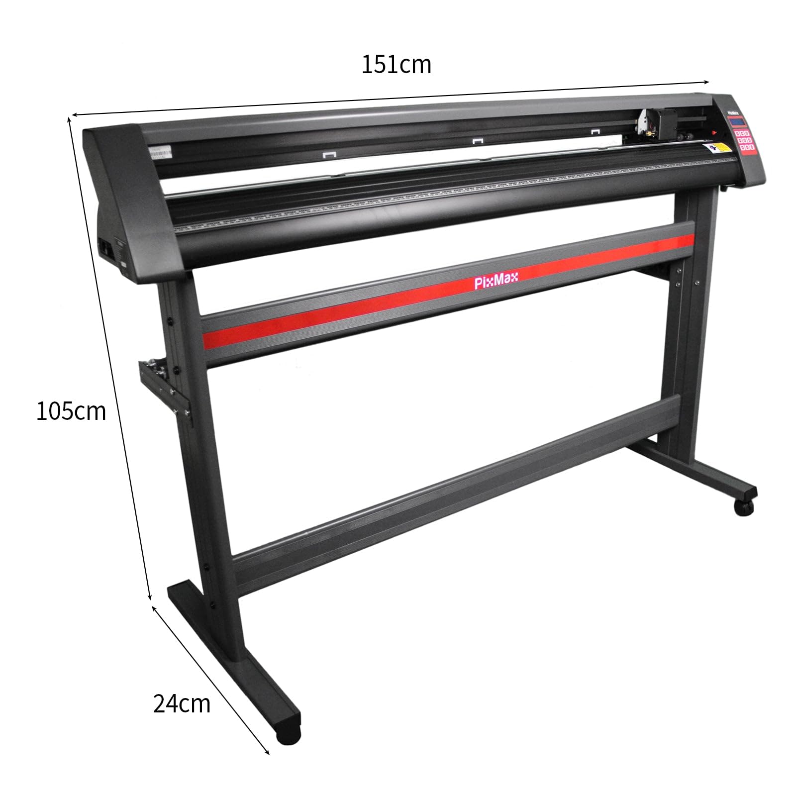 PixMax XL 1510mm Schneideplotter Plotter Folienplotter Folienschneider Schneidplotter Plotten mit 3 x Roland Schneidemesser Plus SignCut Software
