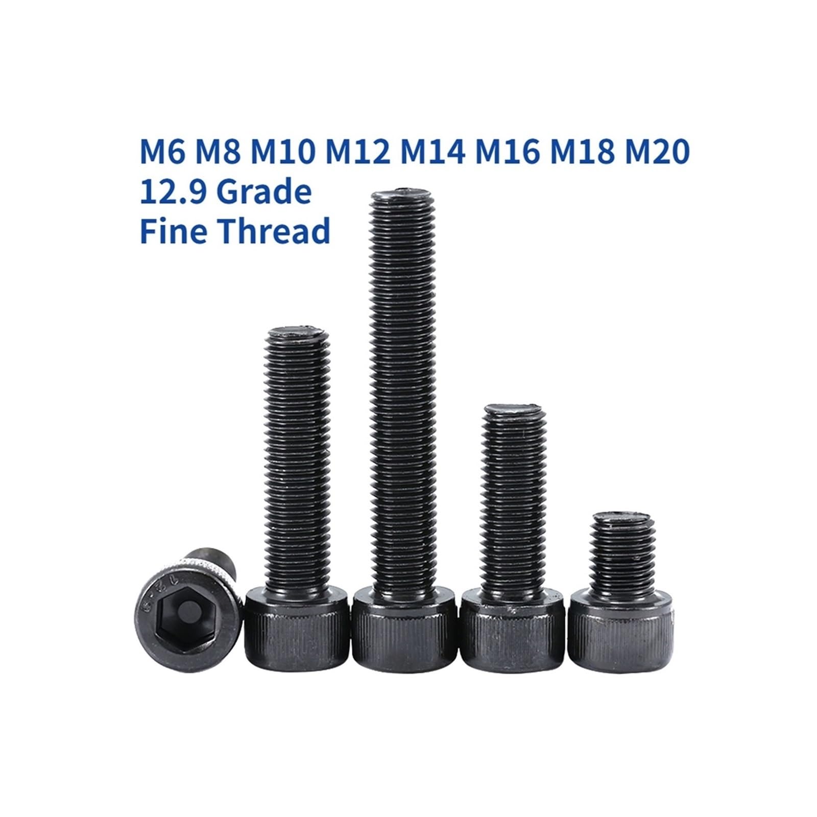 10x BULLONE ZINCATO TESTA ESAGONALE TUTTO FILETTATO 8x25 M8 25 VITI - Foto 3