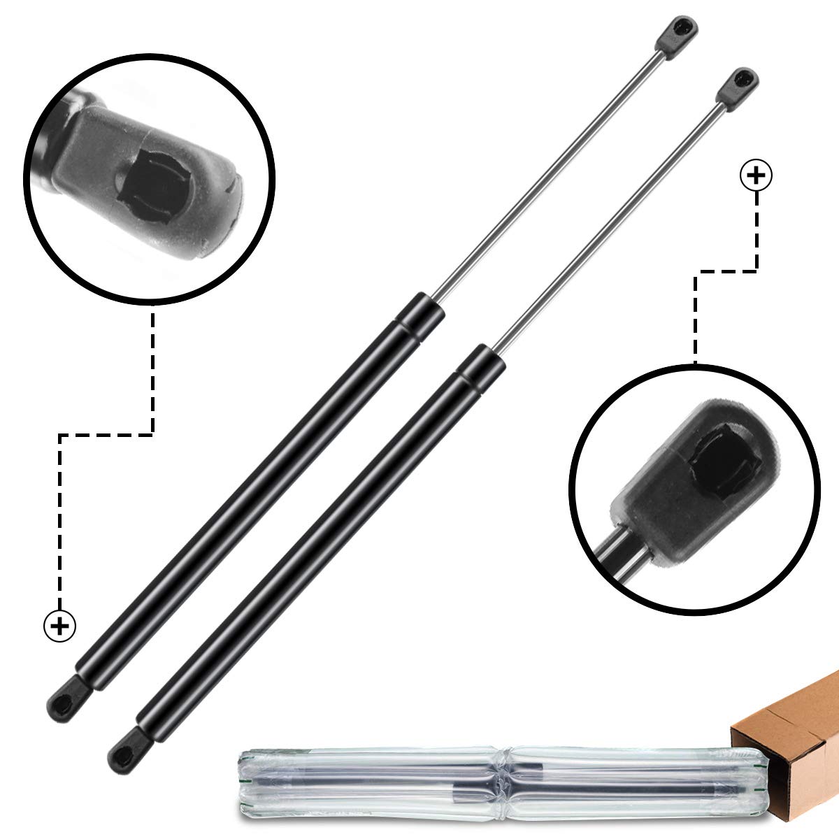 A-Premium Tailgate Rear Hatch Lift Supports Shock Struts Compatible with GMC Acadia Saturn Outbook 2007-2013 Sport Utility