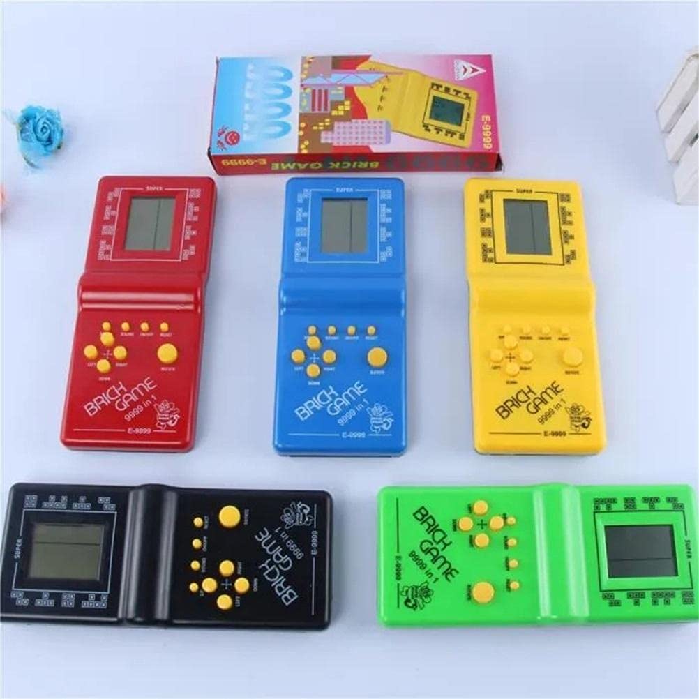 Przenośna konsola do gier, klasyczne przenośne konsole do gier Tetris, zabawka edukacyjna, nostalgiczne zabawki intelektualne, dziecięce gry, elektroniczne zabawki, konsola do gier LED