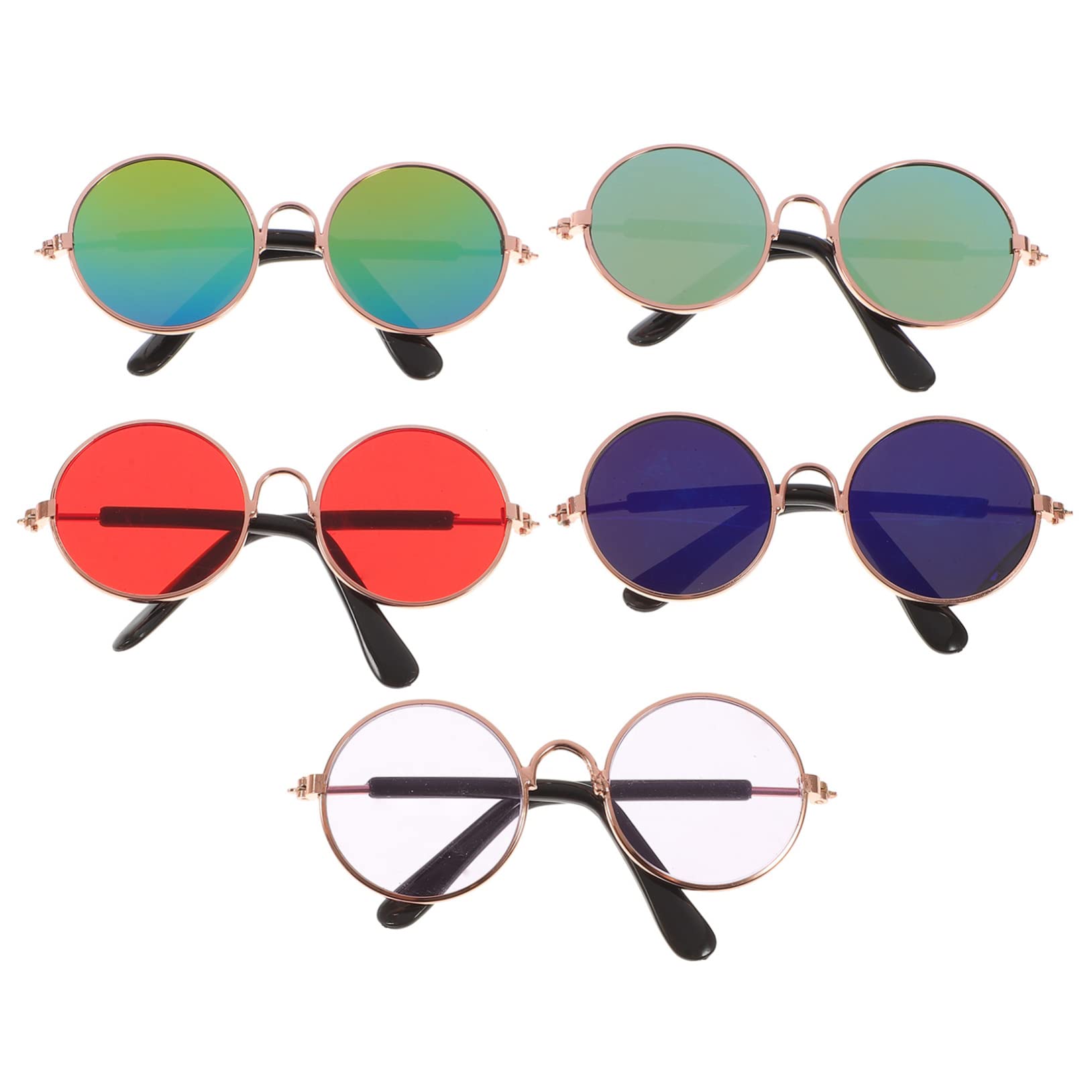 EXAOMBLE Doggy Sunglasses Pet Glasses Uv Protection Dog Goggles Doggy Goggles Pet Accessories