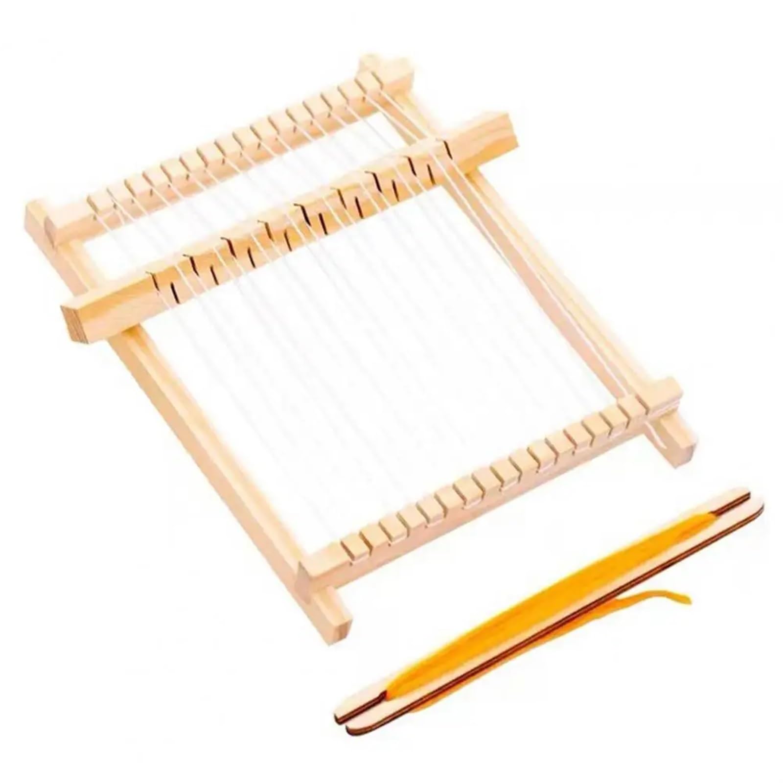 SparklWLeaf Weaving Loom Portable Wooden Fancy Weaving Frame Loom