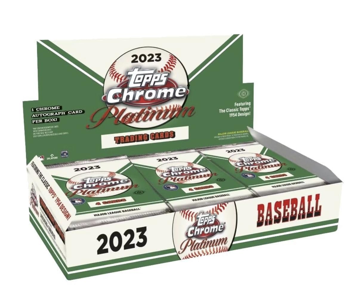 Amazon.com: 2023 Topps Chrome Platinum Anniversary Baseball Sealed