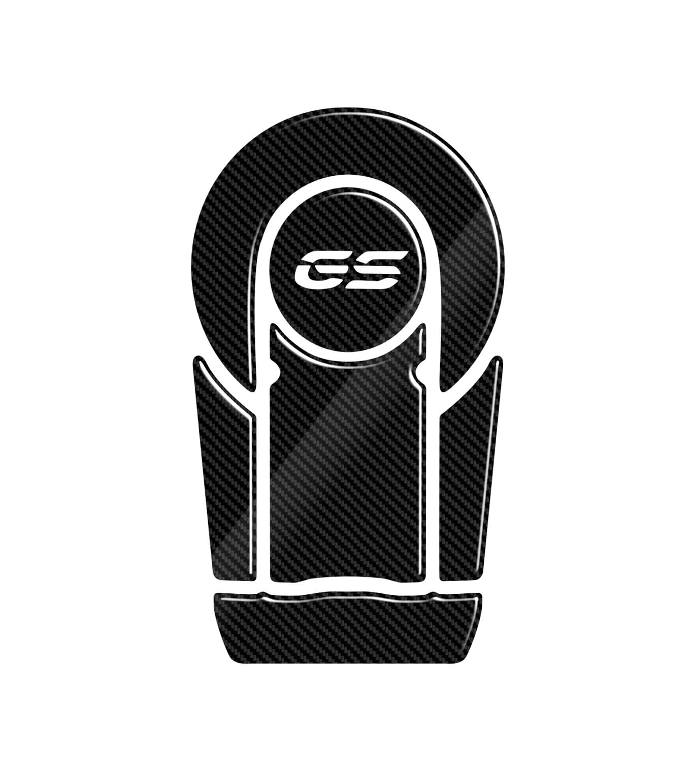 Protection carbone réservoir F800GS évitez les rayures de boucles sur votre moto