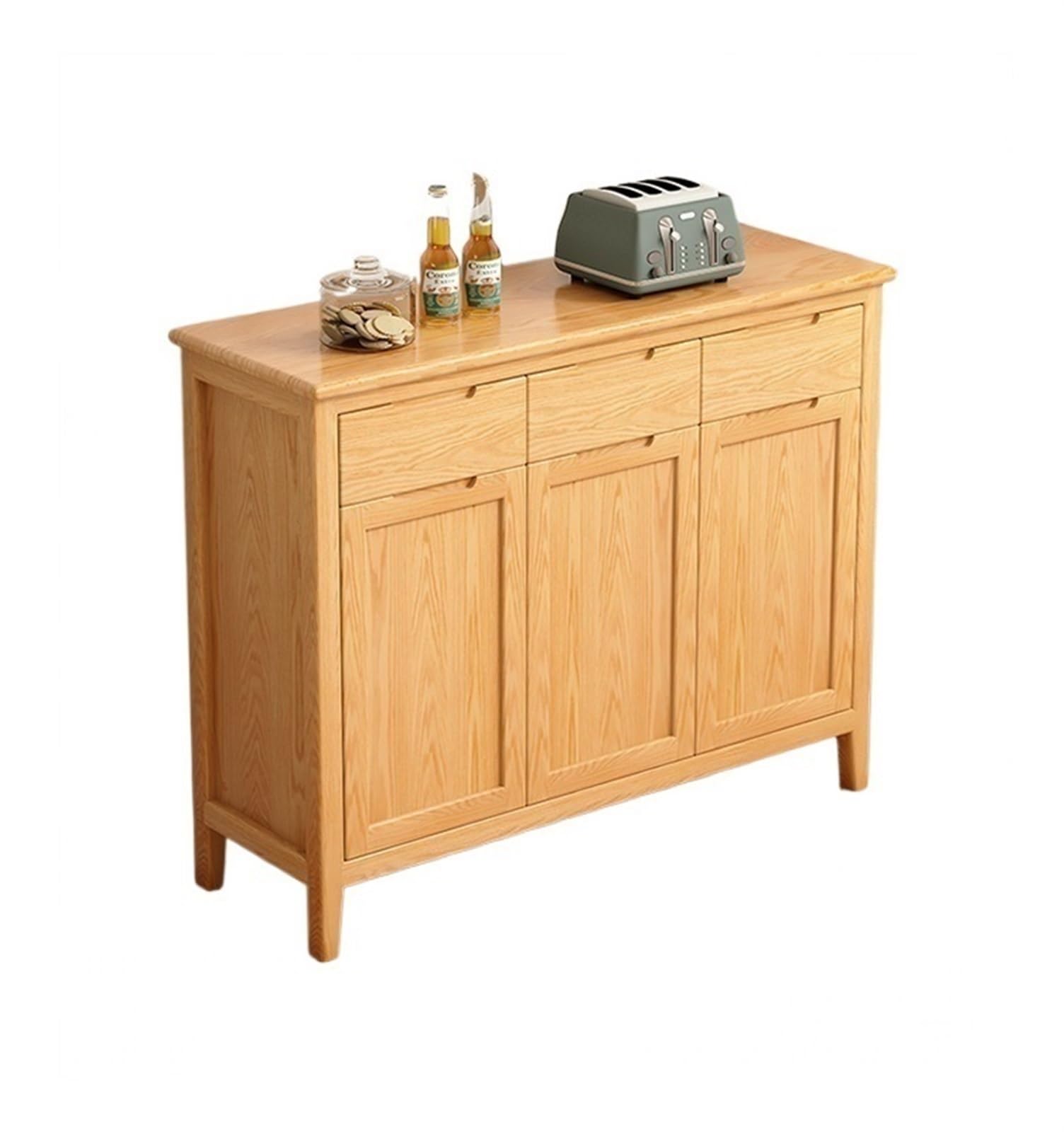 Amazon.co.jp: オーク無垢材のサイドボード、リビングルームと