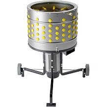 Hatching Time Chicken Plucker with ProA Natural Rubber Fingers 1500W Stainless Steel Poultry Feather Plucker Machine, 50 cm Drum, 126 Soft Rubber Fingers for Fast, Damage-Free Feather Removal