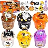 Halloween Slime Kit,Special Halloween Stickers Add-ins,Slime Kit for Girls Ages 8-12,Children's Class Prizes,Halloween Slime Party Favor for Girls and Boys.